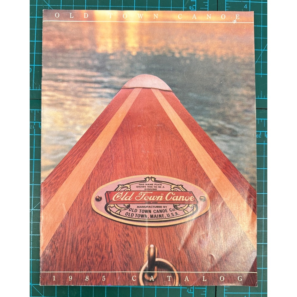 Vintage 1985 Old Town Canoe Catalog Tripper Discovery Penobscot Maine USA